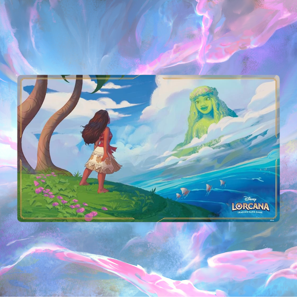 Moana and Te Fiti Lorcana Playmat